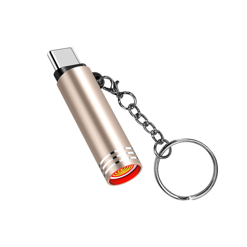 Type-C Portable USB Lighter – Blow-to-Ignite Flameless Technology